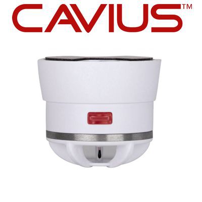 Magnethalter 2er Set extra kleiner Mini Hitzemelder CAVIUS inkl optimal für Küche oder Badezimmer 3002-003Set-2 85dB-Signal 