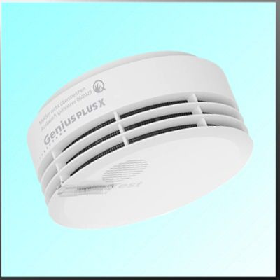 Détecteur De Fumée Hekatron Genius Plus X – Avec Module Radio – Pile 10 Ans – Alarme Adaptée Enfants/personnes âgées – Blanc