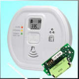 Set - Ei Electronics Kohlenmonoxidwarnmelder Ei208iDW i-Serie mit AudioLink Funktion und Funkmodul Ei200MRF